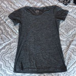 Gray workout top